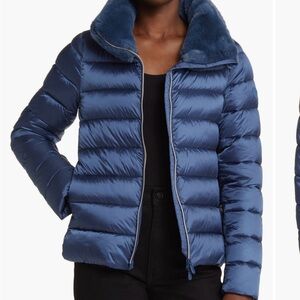 Save the Duck Mei faux fur collar puffer jacket